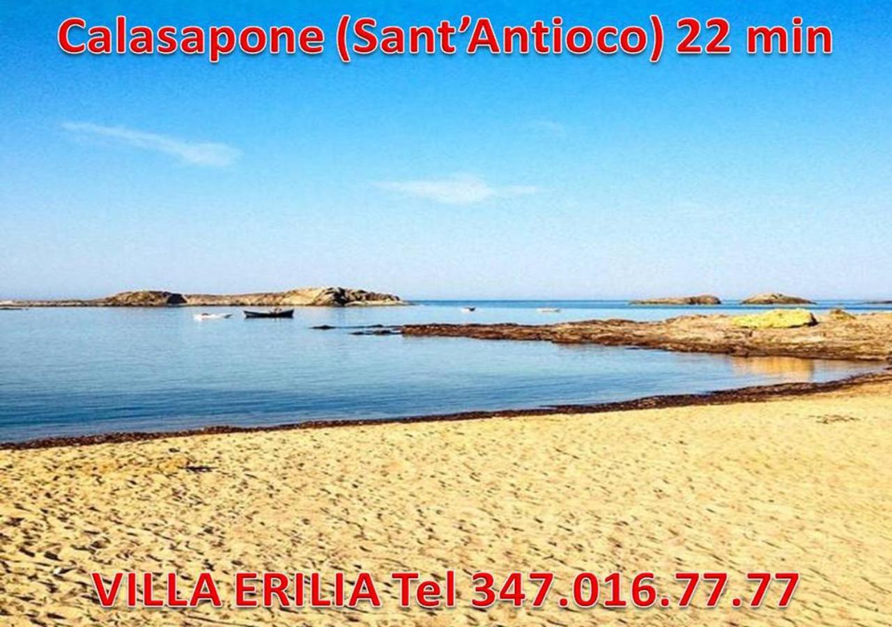 Villa Erilia San Giovanni Suèrgiu Exterior foto